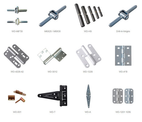 Cabinet Door Zinc Alloy Hinges 3mm Adjustable Powder Coated